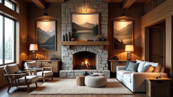 Créer une ambiance montagne chez vous avec des tableaux décoratifs
