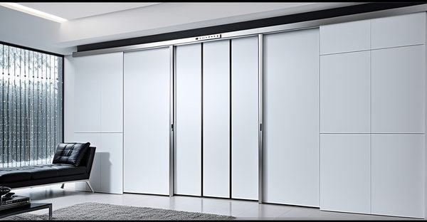 Porte coulissante : gain d'espace et design moderne